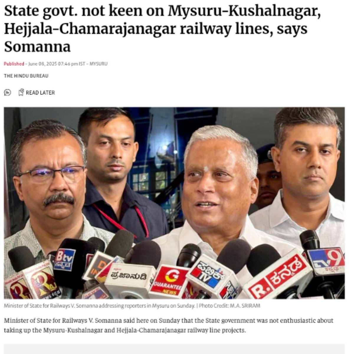 Dhanubdf6's tweet photo. @nagarjun__S Your minister signed our economic powerhouse division while simultaneously canceling your loss-making Mysuru-Kushalnagar lines. Thanks for doing the administrative paperwork for us, mudde Olata! 🤫🥥 https://t.co/fxi1dLt1nO