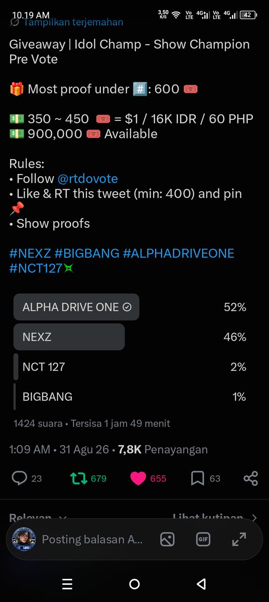 yeojaleoz's tweet photo. @rtdovote for #ald1 #alphadriveone https://t.co/w8q44Vqwt2