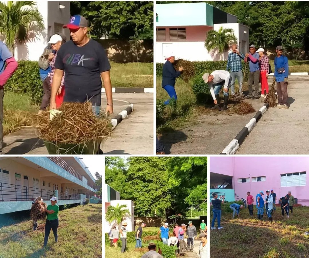 AlfreMene37409's tweet photo. Este domingo se desarrollan trabajos voluntarios en varios centros educativos para ultimar los detalles e iniciar el curso escolar 2026-2027. 
#LatirAvileño #SinPerderUnDía #LatiendoConFidel  @DiazCanelB @DrRobertoMOjeda @PartidoPCC @JHGcasanova https://t.co/QXjOUxQYAO