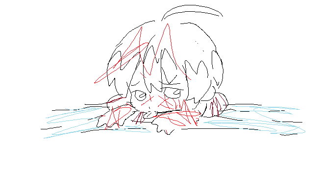 aEtvsx's tweet photo. MIKOTO KAYANO DYIGN OUT AT SEA ATTACKE DBY SHARK https://t.co/h2RHbTdwmQ