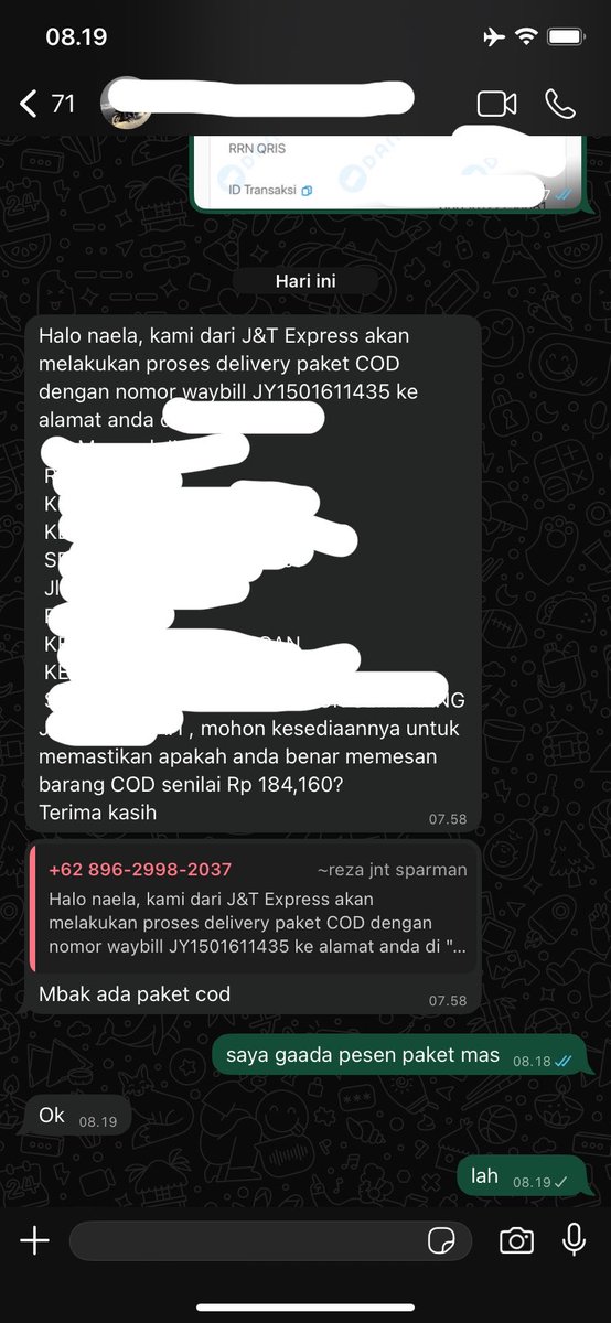 FORNARENHYUCK's tweet photo. brengsek ni kurir bikin kaget anjir masih tidur langsung bangun mana gabisa tidur lagi https://t.co/xwaHPYuhnV