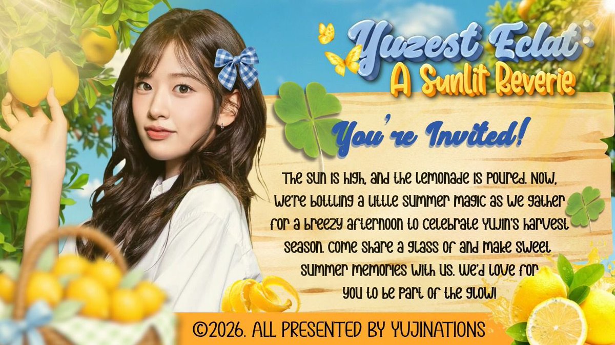reikeretaapi's tweet photo. ˖᯽ ݁˖ Summer always feels softer when shared with kind hearts. I, (OC Name), am ready to wander alongside 𝗬𝗨𝗭𝗘𝗦𝗧 𝗘𝗖𝗟𝗔𝗧, where fresh citrus, and little pieces of happiness quietly come together beneath warm skies. 🍋 https://t.co/SeDyAZ3w1D