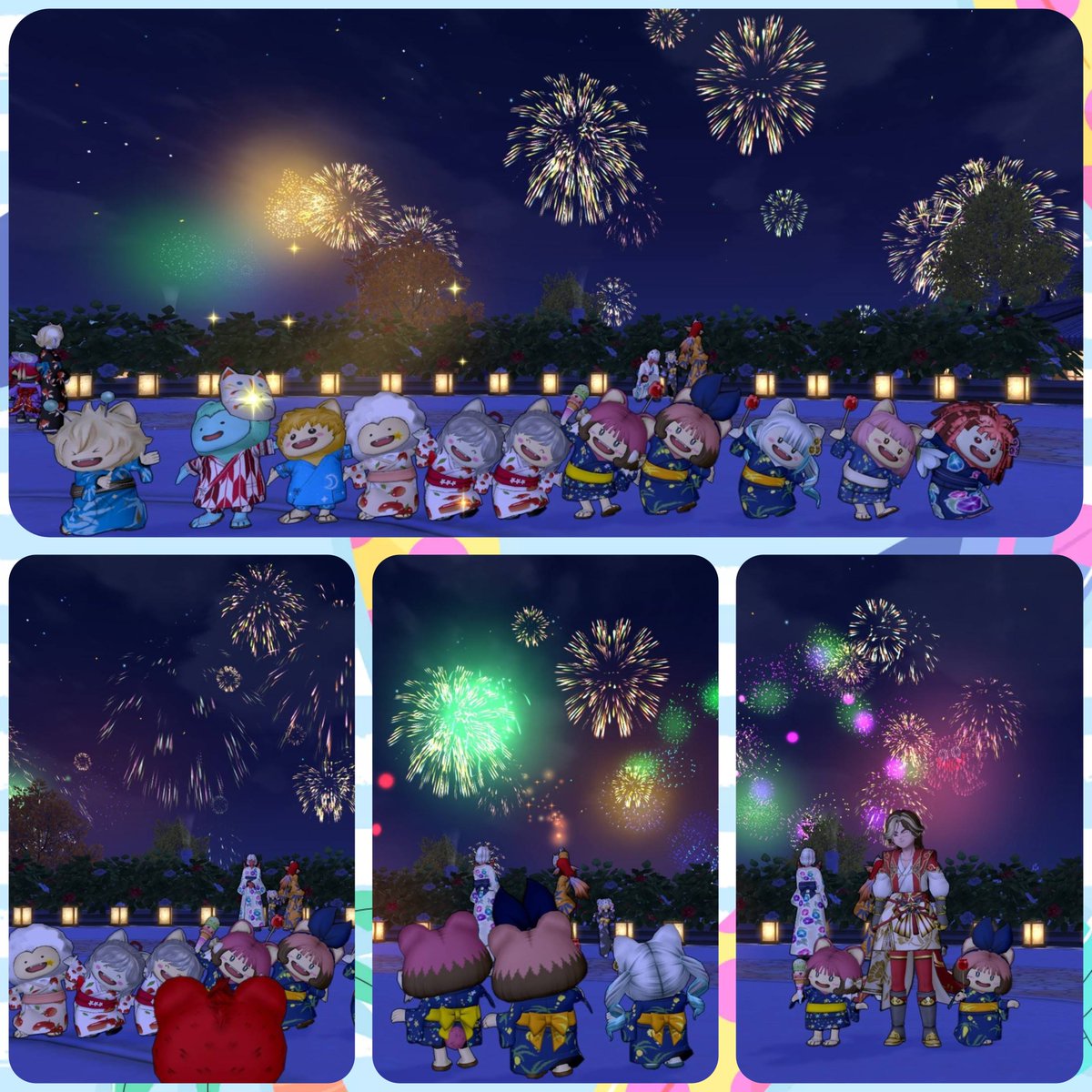 fafaDQ10's tweet photo. #星天の花火大会 に行ってきました🎆
ちゃんぴんさんが戦場のような音と言っておりましたが花火は轟音でいいのです‼️
ハウジング見学しましたがすごいという言葉しか出てきませんw
またゆっくり見に行きたいなー('∀`)
花火もハウジングもキレイで大満足✨️
楽しかったー！ありがとうございました😄 https://t.co/HNpWCrlsTc
