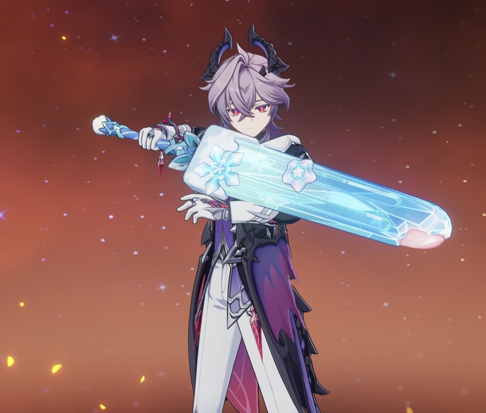 max921024's tweet photo. @mualaniparty Of course is my son Durin 🥹🫶. None of the opponents in Teyvat would ever imagine a Baby Dragon coming up to them and whacking them with a popsicle ❤️ https://t.co/ziU1amuKjY