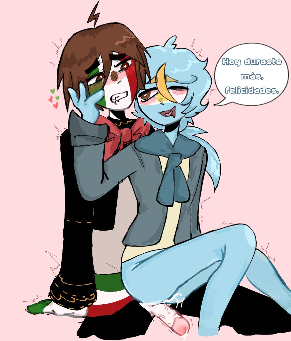 Bezzx0's tweet photo. 👀🇦🇷🇲🇽🔥
Ouhhhh amo el ArgMex, profanenlos más seguido jeje 
🔞
#countryhumans #countryhumansargentina #countryhumansmexico
#countryhumansart https://t.co/VsMz4pDENZ