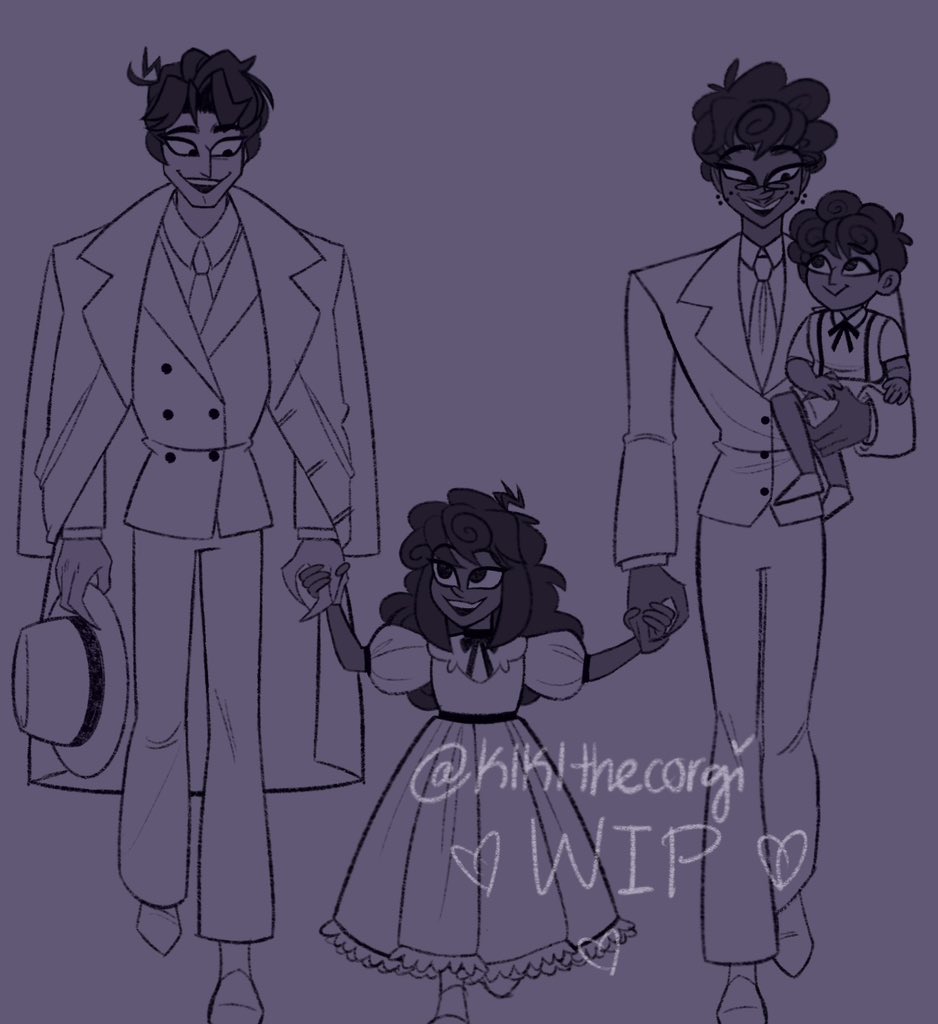 kikithecorgi's tweet photo. Ughhh I feel like their arms are too long 😭😭oh well at least it’s fixable. The murdermedia family lowkey makes me feel sad sometimes. I think they would face a lot of hardship (especially Alastor and the kids).
#radiostatic #murdermedia #fanchild https://t.co/SxDi9jX4Dq