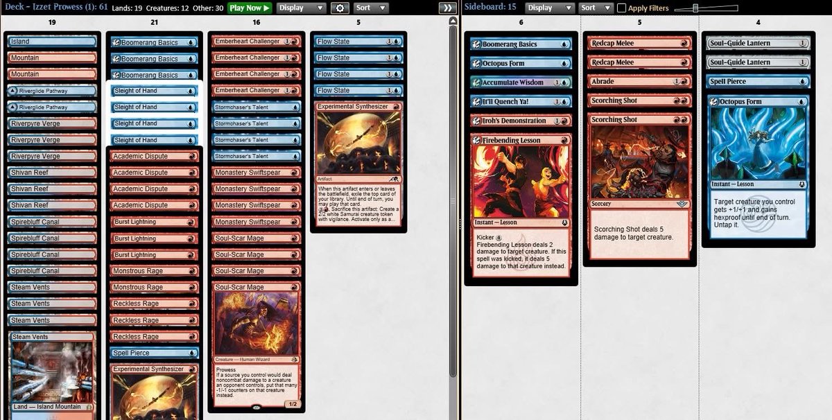 Bwienburg's tweet photo. Lost finals of Pioneer showcase qualifier
Played 61 because I miss-submitted, would have only played 1 experimental sysntheshers.
RD 1 GB LL
RD 2 UR WW
RD 3 Amulet WW
RD 4 MonoR WW
RD 5 Amulet WW
RD 6 UB bounce WLW
RD 7 GWcoco WLW
RD 8 Lessons WW
T8 WW WLW
T4 MonoR WLW
T2 GB WLL https://t.co/vrihnrDzyt