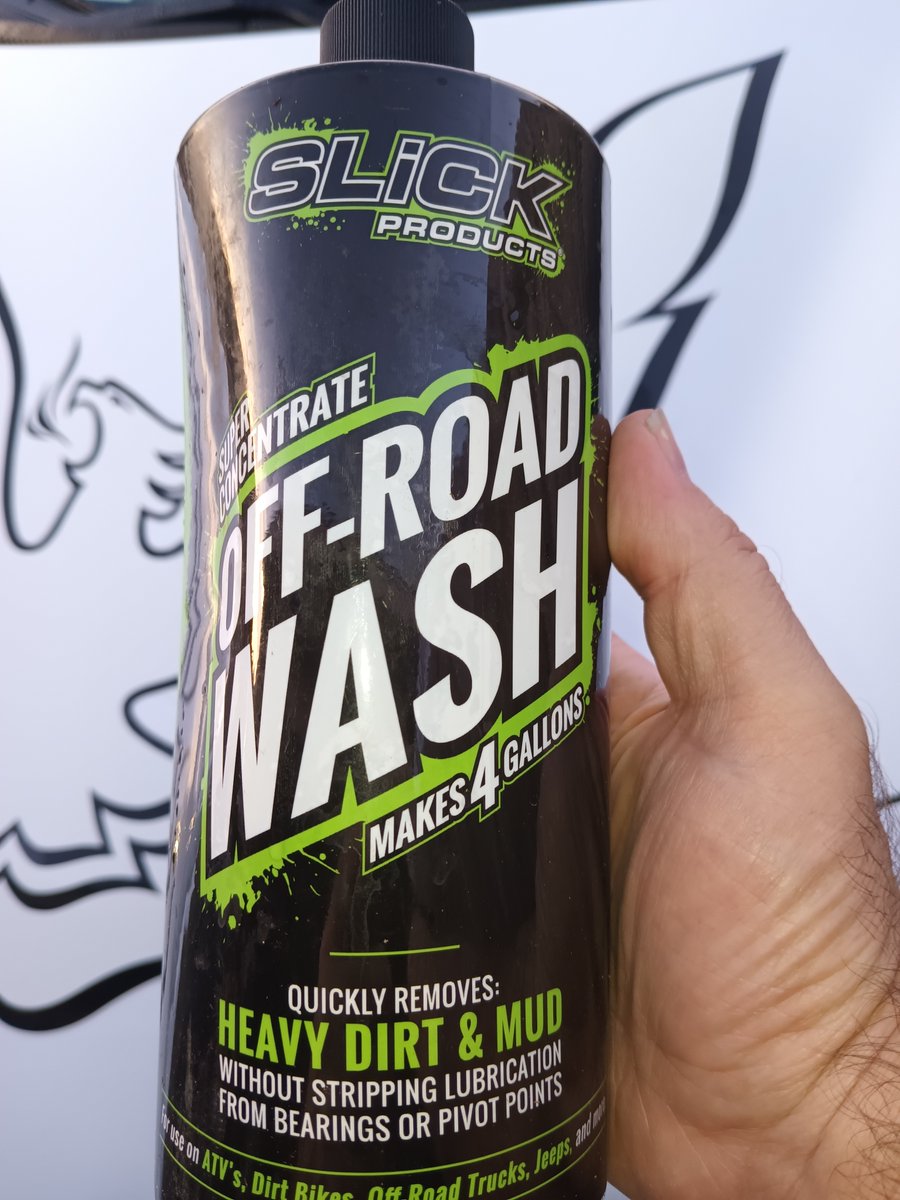 ScootersGarage1's tweet photo. gearing up to give #Casper a bath & detail to get shop dust & what not off. It all starts w/ Off-Road Wash by our friends at @slick_products, #offroad wash is awesome! it foams up nice and helps dissolve dirt!
#slickproducts #offroadwash #sgrperformance #scootersgarage https://t.co/bLOMje7t2i