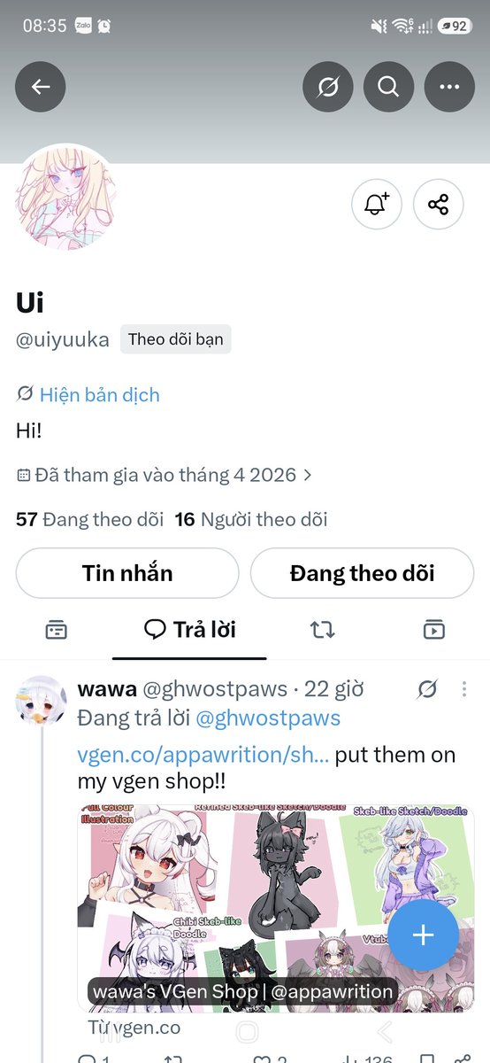 moonlight_20010's tweet photo. ⚠️ Buyer Warning @uiyuuka
They won my OC auction but never replied to my DMs, despite still being active and commenting on other posts. Just sharing my experience so other artists can be cautious when dealing with this buyer.
#caution #buyerwarning #warning https://t.co/aXCPtGm41Y
