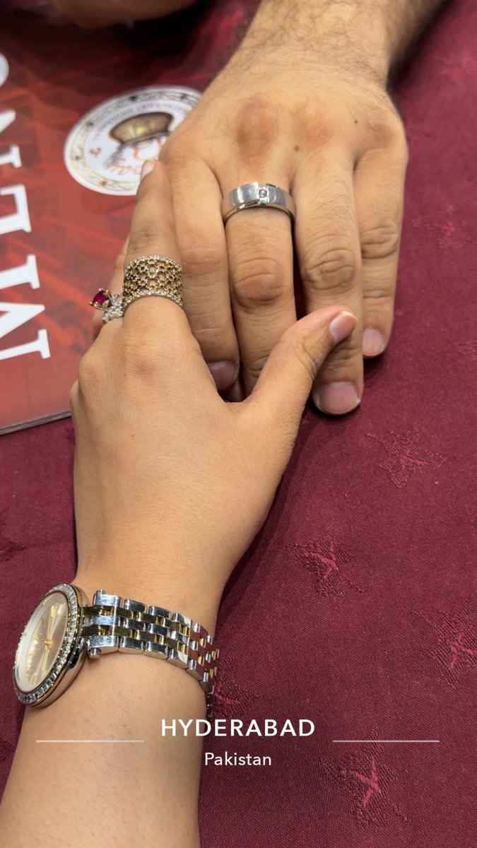 NidaBaloch's tweet photo. My safest place is in your hand.
So lucky to call you mine. 🫶
Allah humma barik ✨♥️
@iAsfandKhoso https://t.co/d5TIDO6kAe