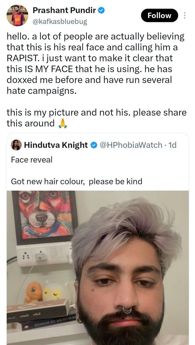 HPhobiaWatch's tweet photo. Don't fall for any online propaganda 

This is me 

If you ever see this person, call Tamil Nadu police 

@tnpoliceoffl @ChennaiIPL its me https://t.co/cutQRv4jsV