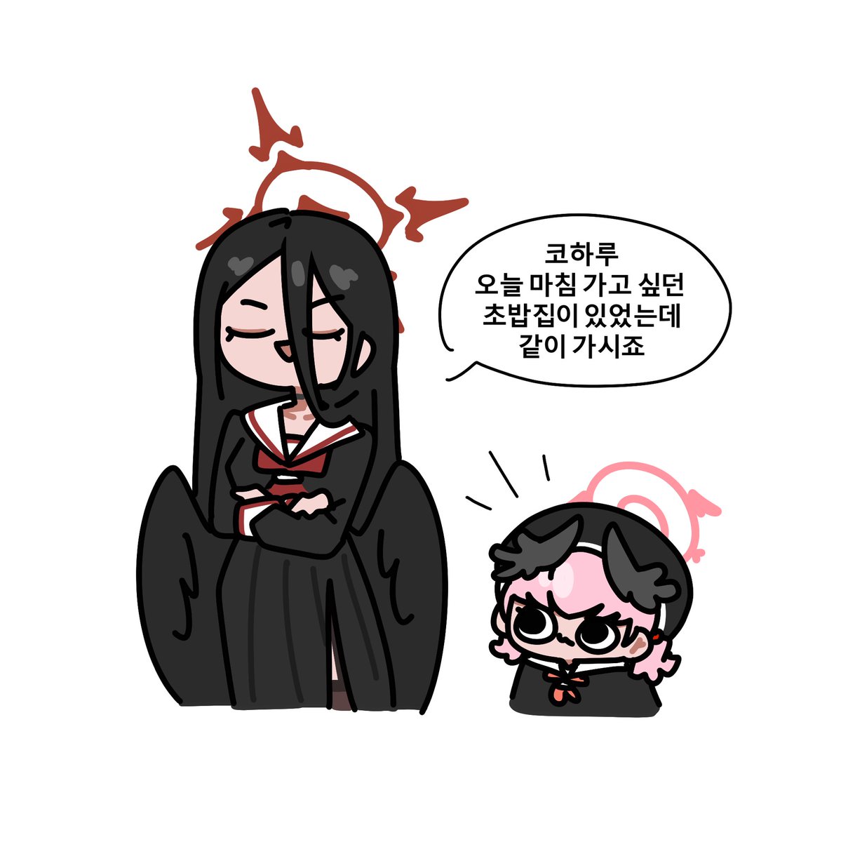 sonsoosng's tweet photo. 후배 사랑 하스미 https://t.co/6skFlqnGjJ