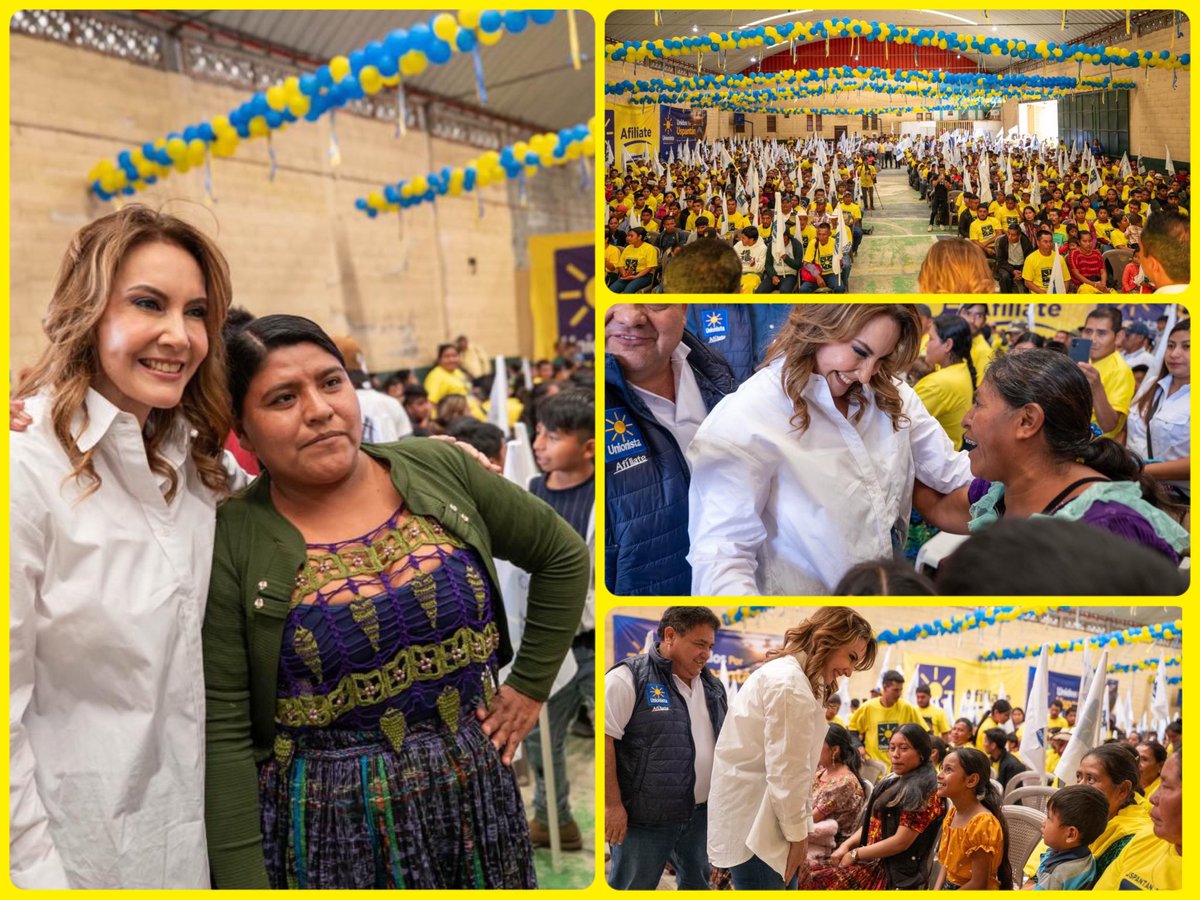 p_unionista's tweet photo. ☀️ Hoy Uspantán brilló diferente.  Más voces, más participación y una ciudadanía lista para avanzar por una Guatemala con orden y autoridad. 💛#ElFuturoBrilla
Afíliate. LEPP-Art.20(h) https://t.co/2NtrqJNCd4