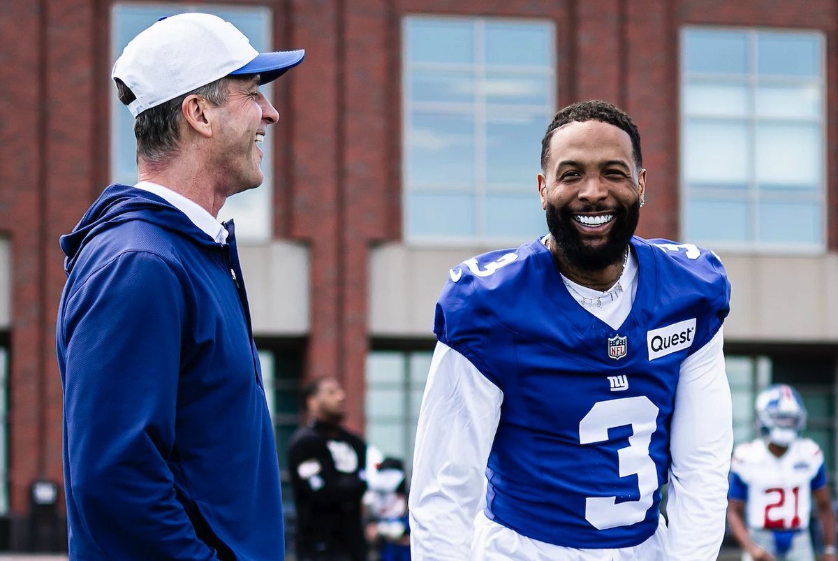 MarshallGreen_'s tweet photo. Odell Beckham Jr. after learning he made the Giants roster

"I am excited. I found out when I was walking off the field. Coach said congratulations and he said that I worked hard. I told him I will give him everything I got. He said “let’s go do it.”

After that I went to the locker room and I just dapped up my teammates. Jameis (Winston) definitely gave love and so did Jaxson (Dart). Everybody gave me love. Now I just got to go get it. I have one more gear to go; one more gear in me. I came to New York to give my all, and that's what they’re going to get out of me. To the city, to the fans, I love you."

via @JosinaAnderson