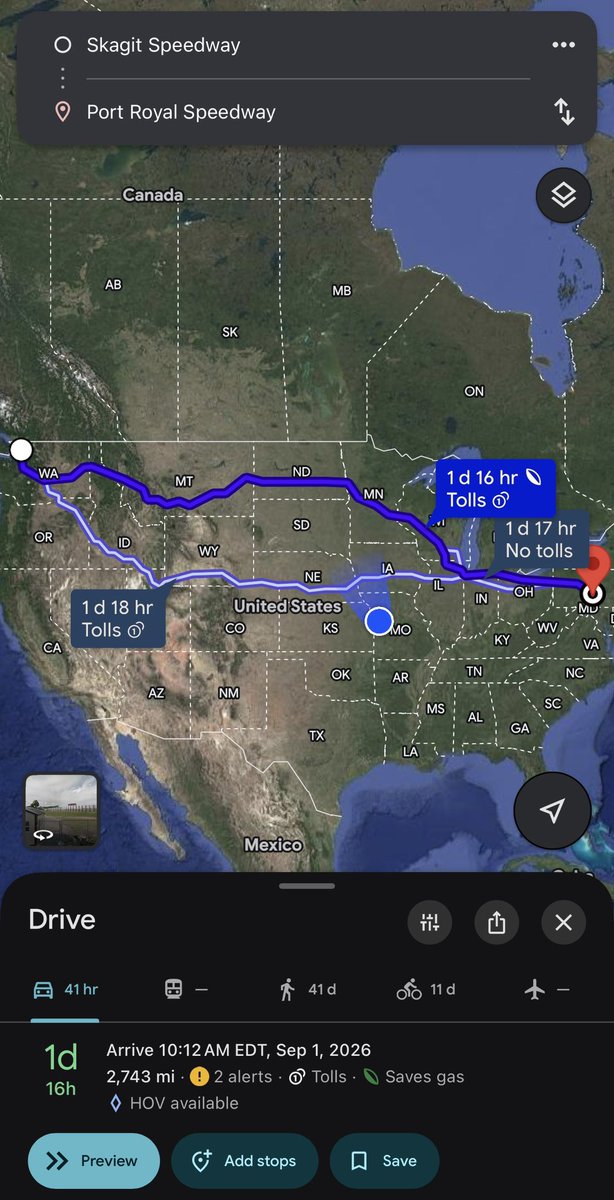 ShowMeSprinter's tweet photo. I don’t know who created the High Limit schedule, but this is cruel and unusual punishment.

Burlington, WA on September 3, 4, &amp; 5 
Port Royal, PA on September 10, 11, &amp; 12 
Wheatland, MO on September 17, 18, 19

3700+ miles in 14 days 🤯 https://t.co/TQrGTzU8Nq