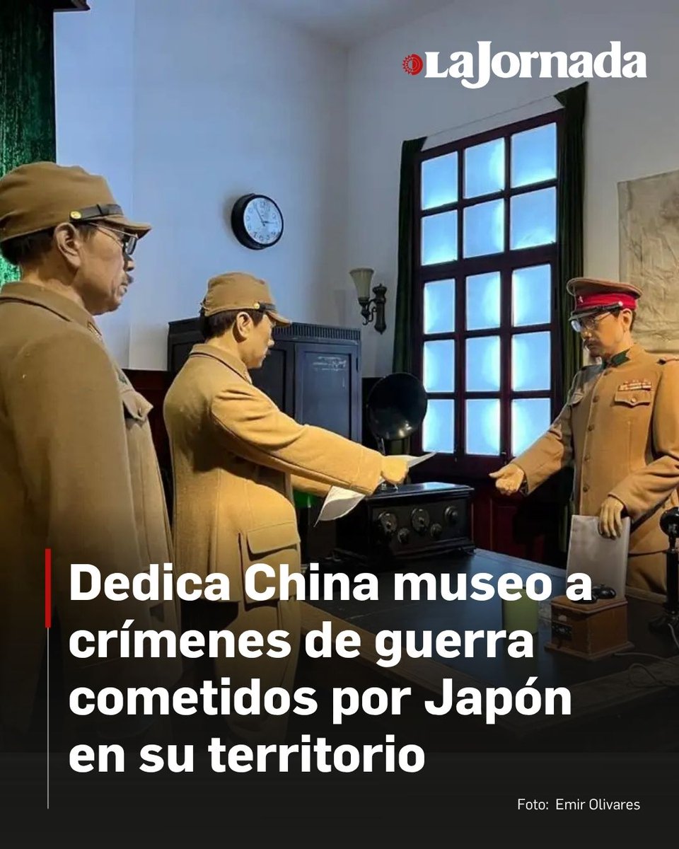LaJornada's tweet photo. 🇨🇳  🇯🇵  China dedica recinto a crímenes de guerra cometidos por Japón en su territorio

Se erigió sobre las ruinas de la Unidad 731.

Ha documentado este capítulo ante la histórica negativa del país nipón para reconocerlo y ofrecer disculpas.

El recinto alberga fotografías, testimonios, textos, restos de instalaciones y evidencias arqueológicas que documentan experimentos con humanos y ensayos de guerra biológica.

Lee más aquí 👇
https://t.co/wq8wbebHre