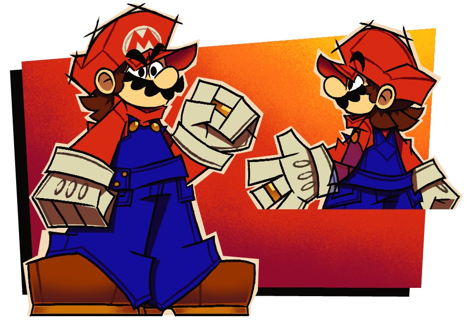 ThePaintedGoof's tweet photo. This is the most stupid Crackship and i want to draw it again, give me ideas.

[Super Mario] https://t.co/do2lJ1Afwh