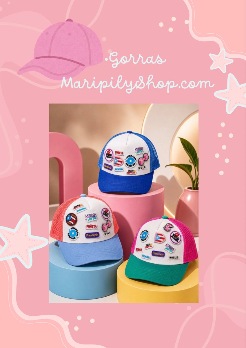 ForMaripily's tweet photo. Maripily Su Tienda Virtual!

•Gorras 🧢 
•Stickers 

https://t.co/Ue6zGqccVY https://t.co/dpBPBf7pwl