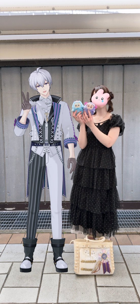 noru_i7's tweet photo. お手伝いしてもらってめぞと写真を撮ってもらった✌🏻🩵💜withめぞモンちゃん https://t.co/lPTehxb5cZ