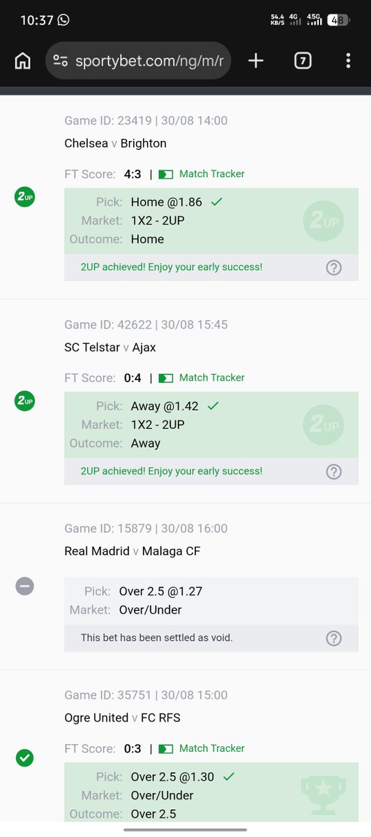 shugaberry2566's tweet photo. @SportyBet why did you void Real Madrid game over 2.5 https://t.co/8QsbPGbP6b
