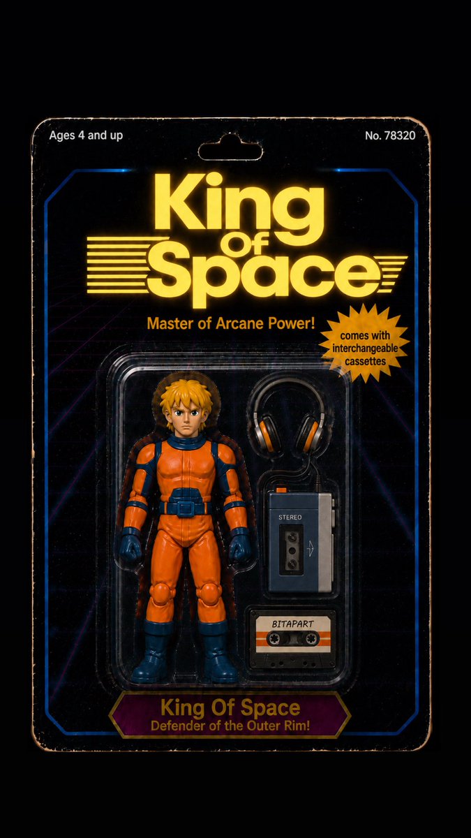Bitapart's tweet photo. If King Of Space had it’s own toyline this is what they would look like https://t.co/5zdp0r8n86