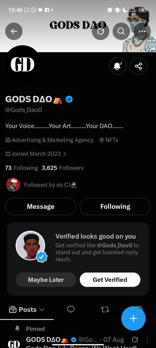 Officiallecovic's tweet photo. @Gods_Dao0 @TheWaveaArt All done ✅ 

@vaultx546 

0x0d9bdf9cb1865906faac9b00dd8180e6b4f86ba9 https://t.co/JwbLBiPIXG