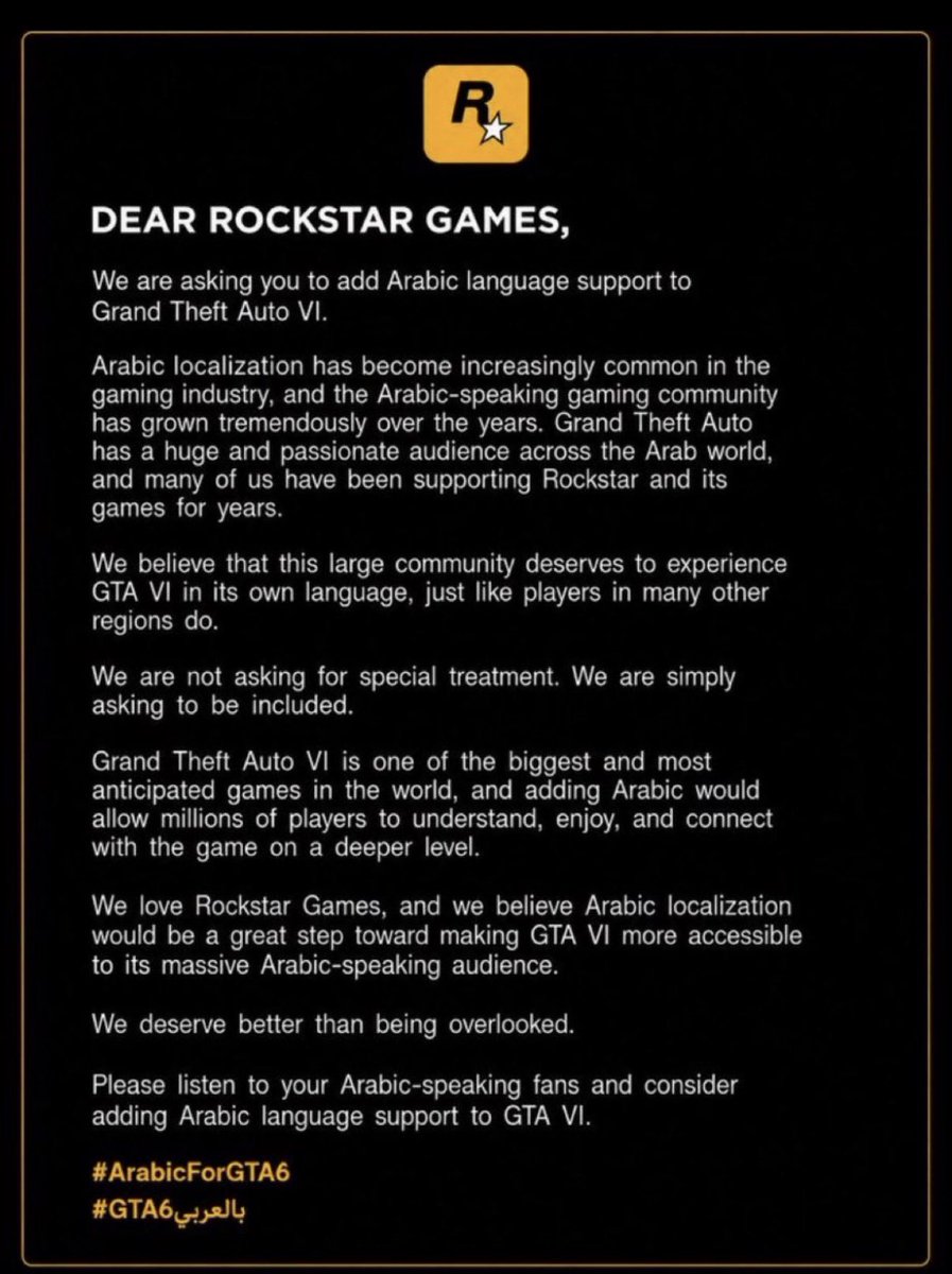 Zx_ha_'s tweet photo. #ArabicForGTA6 https://t.co/BdGqDFQokP