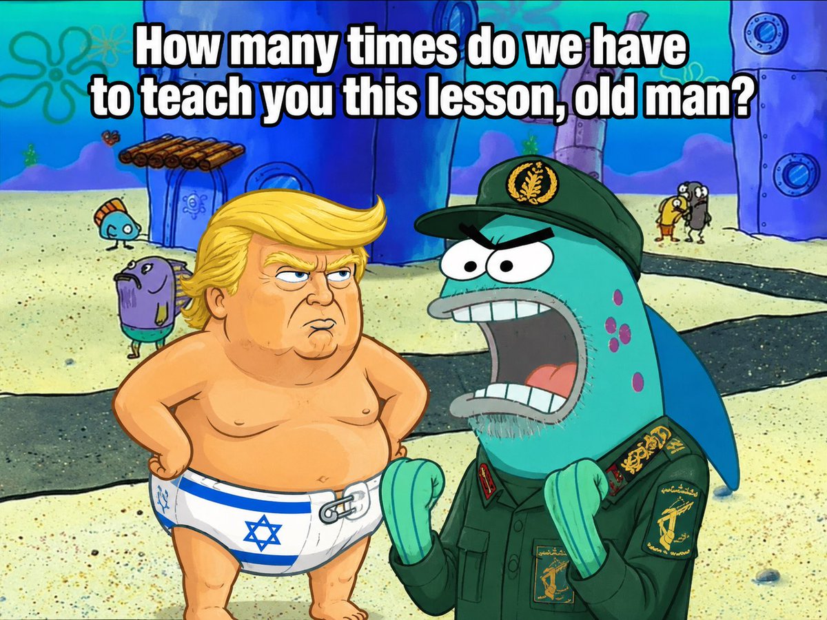 InfraHaz's tweet photo. Every time USA bombs Iran after failed negotiations: https://t.co/q2Wt6RWtla