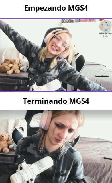 agustinititaaa's tweet photo. el estado en el que te deja metal gear solid 4 es increíble… https://t.co/0lv9x8Zqi1