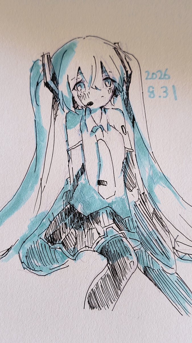 yu9yu8yu's tweet photo. おめでとう🎉
#初音ミク誕生祭2026 https://t.co/xauBrXc01D