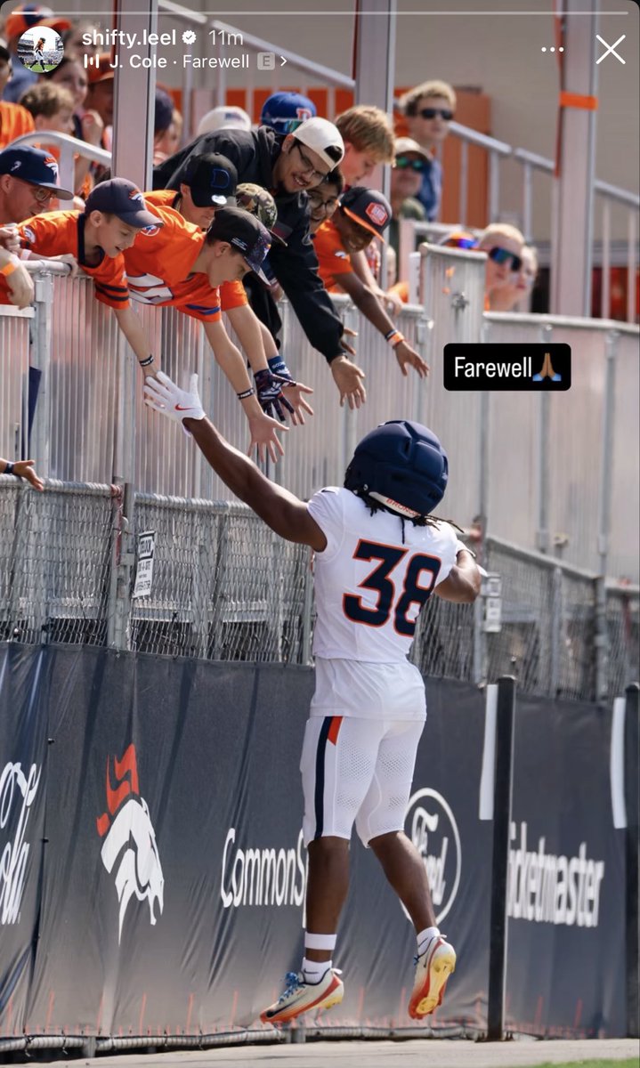 MileHiOptimist's tweet photo. Jaleel is out the door, he just posted this on IG #DenverBroncos #DenverSports https://t.co/wIO5vigFhK