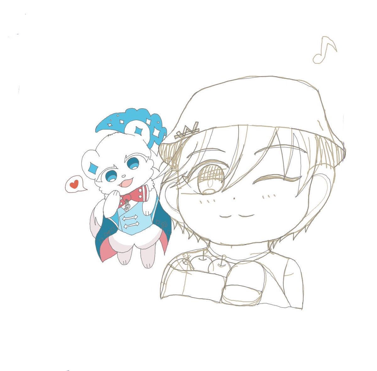 fio_nya22's tweet photo. 絵チャ参加させて頂きました🫶✨️
とっっても楽しかったです！！ https://t.co/fNevx0vEde