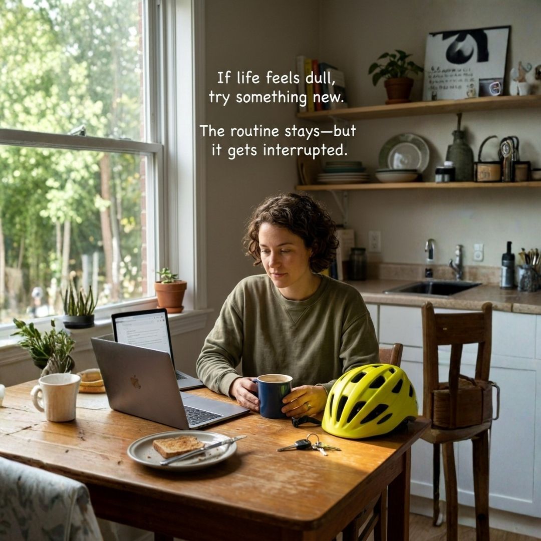 mfaenlle's tweet photo. A boring routine doesn't always need a complete reset. Sometimes, one new experience is enough to wake you up.
#TrySomethingNew #LifeLessons #NewExperiences https://t.co/0RWpncIZ5S