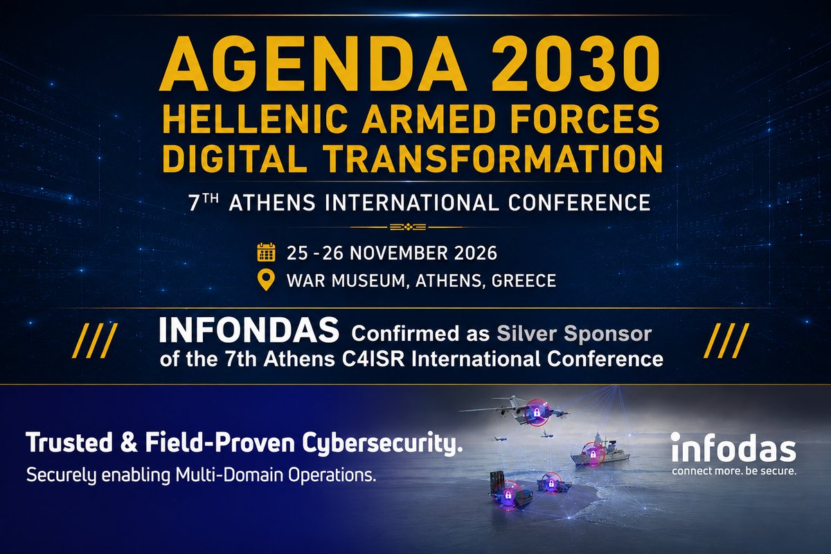 DBDCLTD's tweet photo. 🛡️ INFONDAS CONFIRMED AS SILVER SPONSOR OF THE 7th ATHENS INTERNATIONAL CONFERENCE  https://t.co/cQeUdDxcX9🛡️-infondas-confirmed-as-silver-sponsor-of-the-7th-athens-international-conference/ https://t.co/acBZHXdrgh