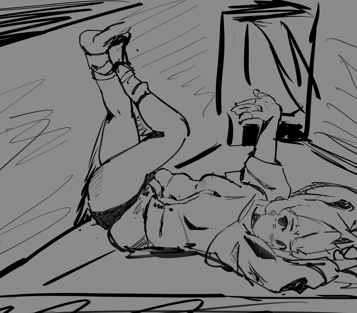 dewottbwp's tweet photo. Lying down, bored... https://t.co/ebxmPI0CQl