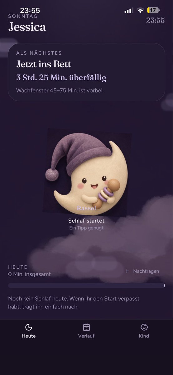 Flabby616128's tweet photo. Building helpful app’s is so easy with @grok! Built a sleep tracker for my newborn because my wife didn“t want to pay 50 bucks a year for an app. This one does the same thing. It also recommends sleeping times with the age of the child in mind. Currently only in german but will deploy an english version too if someone wants it.