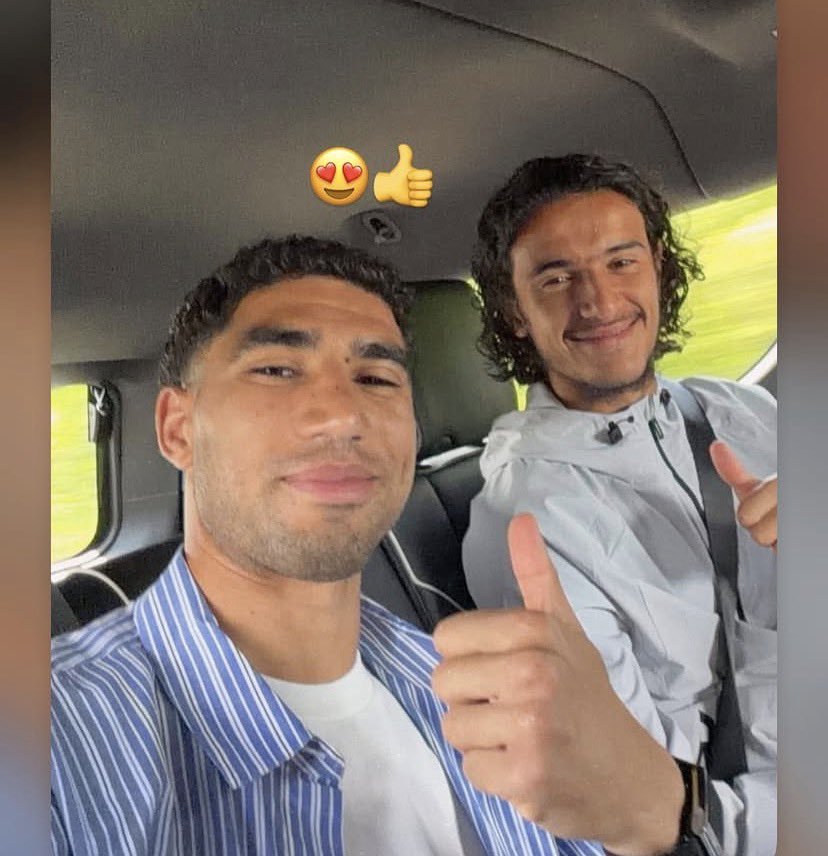 city_tid's tweet photo. Two Moroccan teammates 🇲🇦🩵Champions League opponents soon. Hakimi’s PSG vs Bouaddi’s Manchester City. 🩵🙂‍↕️👀 #mancity https://t.co/jvvoTIy98O