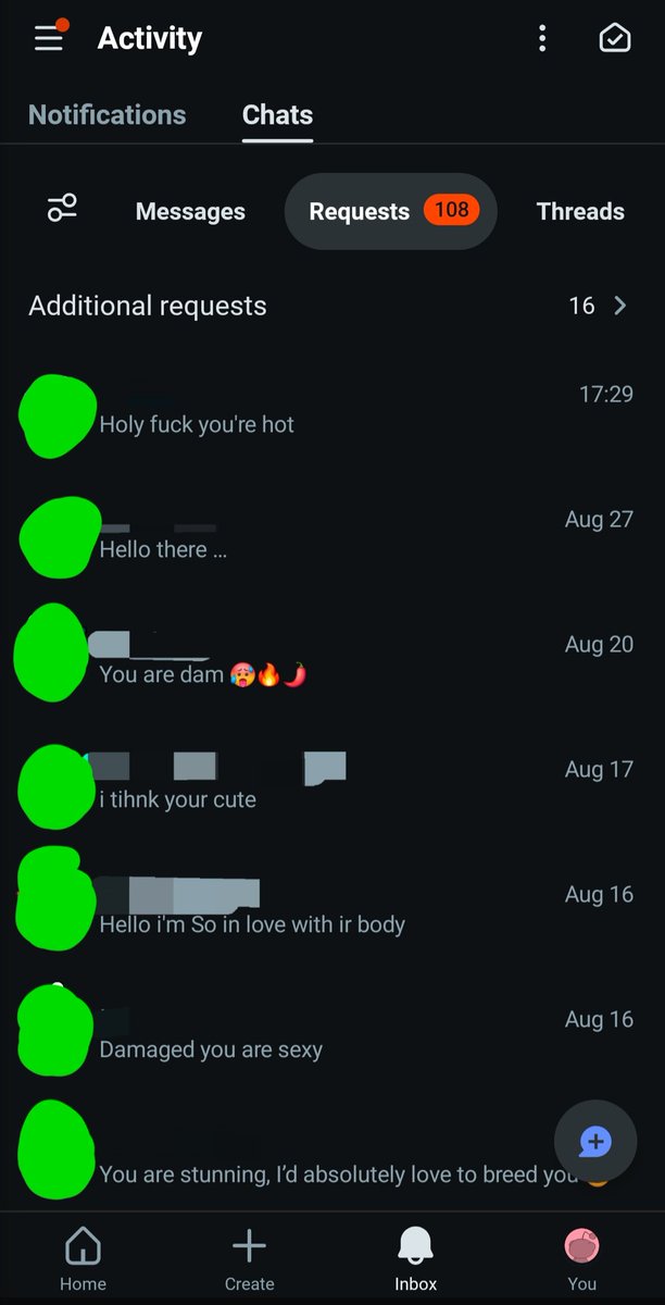 schizo_toxin's tweet photo. I feel so fulfilled looking at the requests I get. I very rarely respond, but I read all of them. https://t.co/3RuflMJeU2