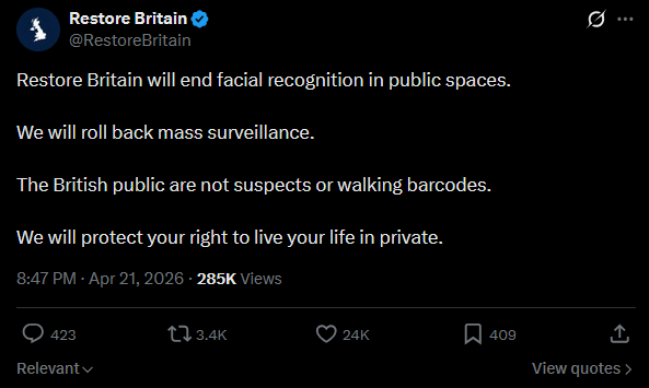 ICloveV's tweet photo. @daffod0ll @Miss_Toppin @BradCaseOG Hey sure, I can do that. 
But it's a useless point to make, because people of every political side are heavily against mass surveillance, while bootlickers and politicians regardless of sides are also pushing for it, uncaring of what the voters want
Now what? I'm curious😀 https://t.co/PPnKcdd8dk