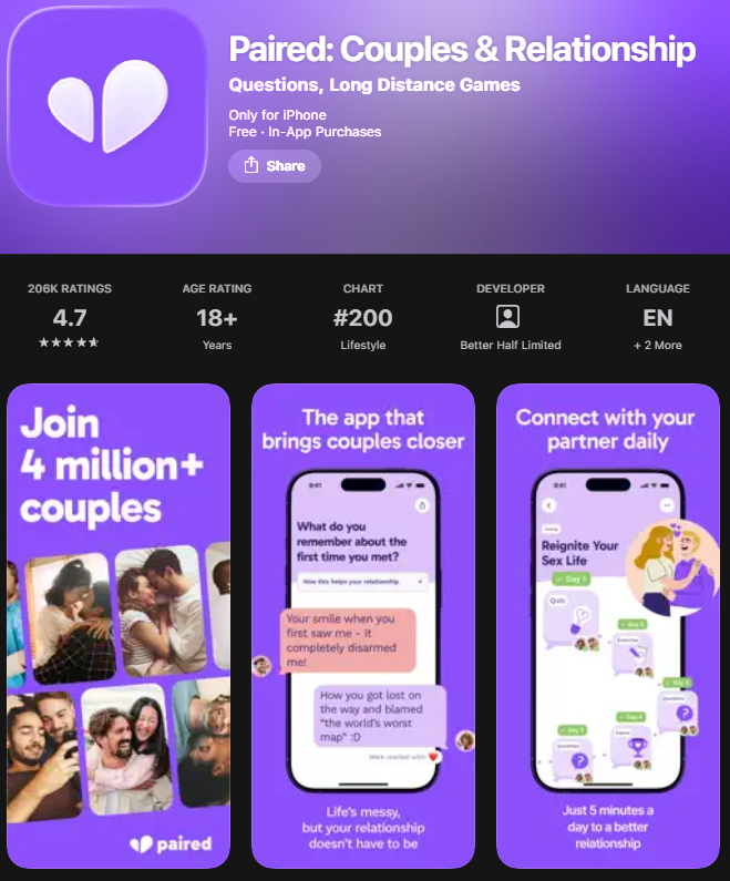 pixclipper's tweet photo. lovora is basically a cloned paired🤯

and it might actually beat them at their own game 

paired built the niche: couples questions, long distance games, daily connection

lovora present the same things:
- same core loop: questions and games for couples
- same long distance angle
- even the homescreen widget trick, drawings sent straight to your partner's phone
- 3000+ couple questions, just like paired's question decks

paired charges premium, lovora comes in at a fraction of the price for the same job

paired spent years and probably millions teaching the market that this category is worth paying for

lovora just showed up after the idea was proven and undercut the price