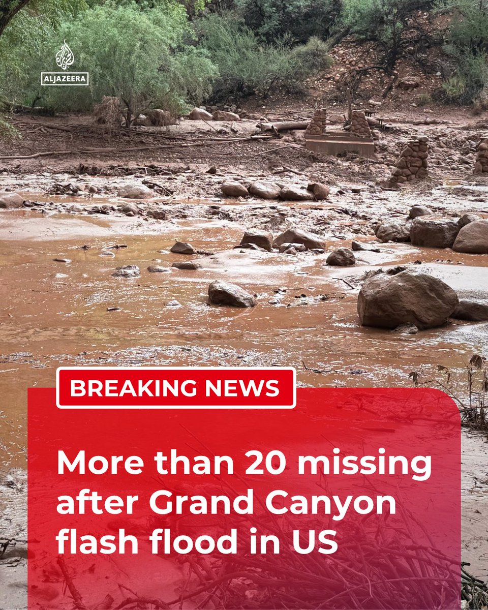 BREAKING: Flash Flood in Grand Canyon National Park Leaves Over 20 Missing!