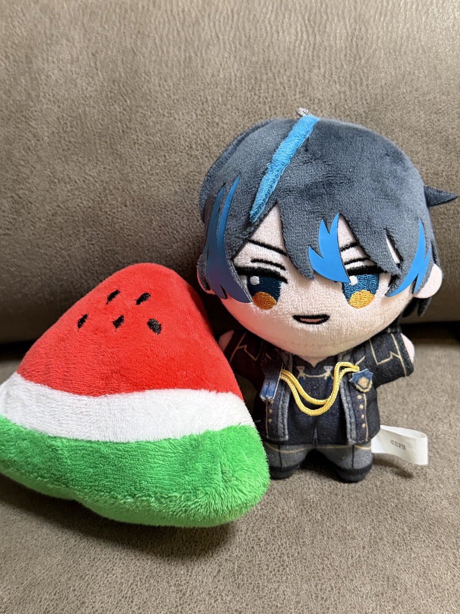 EL6_neiro_'s tweet photo. サンバ！ルンバ！オハデジャ！ねいろ！

夏かけこみでスイカ食わせた！
そいやぁ、俺今年食べてないな🍉
おれより夏を感じてるチビぬいでした。

小っちゃい時、種飛ばすの得意でした✋ https://t.co/LEPxGhnv4T