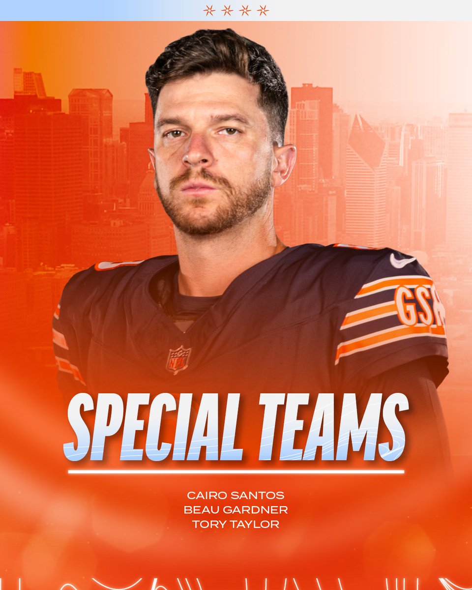 ChicagoBears's tweet photo. Our initial 53-man roster 🐻⬇️