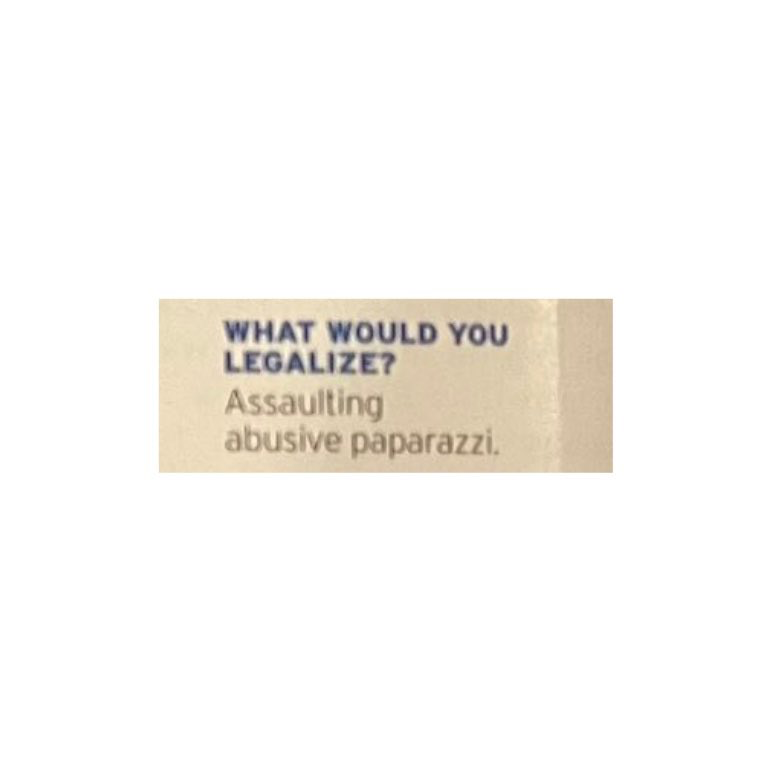TheCinesthetic's tweet photo. Tobey Maguire was once asked what he would legalize if he became president: 

“Assaulting abusive paparazzi” https://t.co/rVbmeiLo8i
