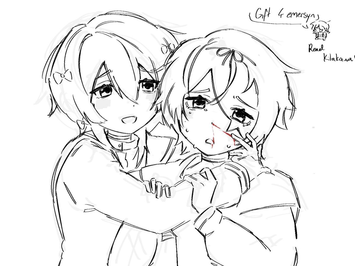 sealkiits's tweet photo. i hope u dont mind but i drew them really quickly as airihina because theyre my favs 😄 https://t.co/OGSv6JNj5R