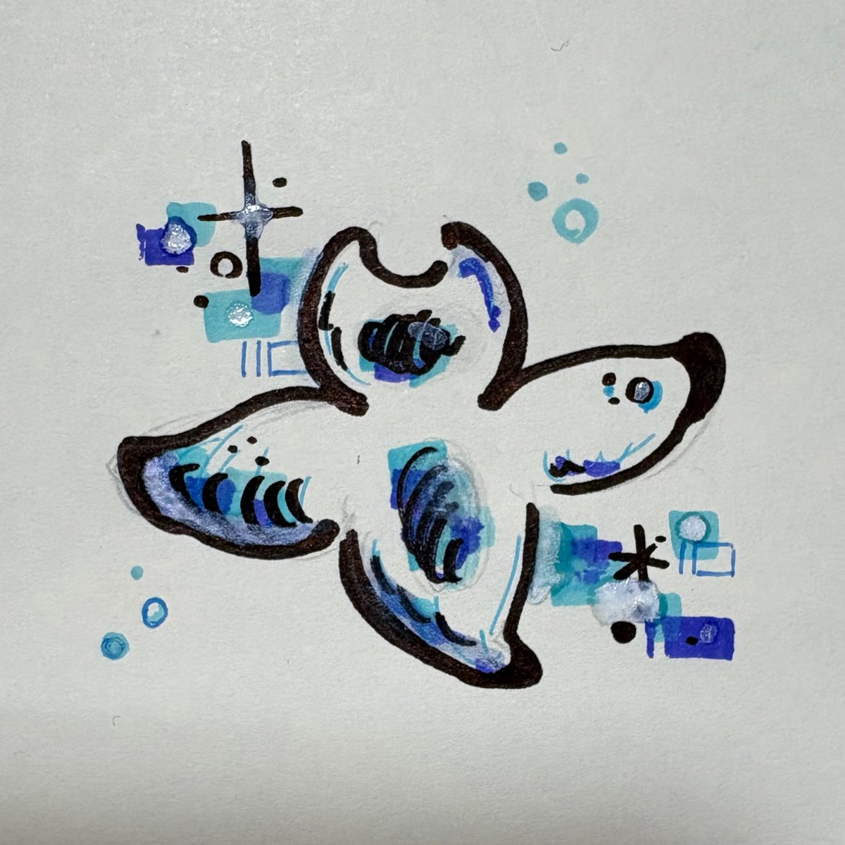 Gai10_3's tweet photo. #クリオネ　#アナログイラスト https://t.co/Lc3HlENMce