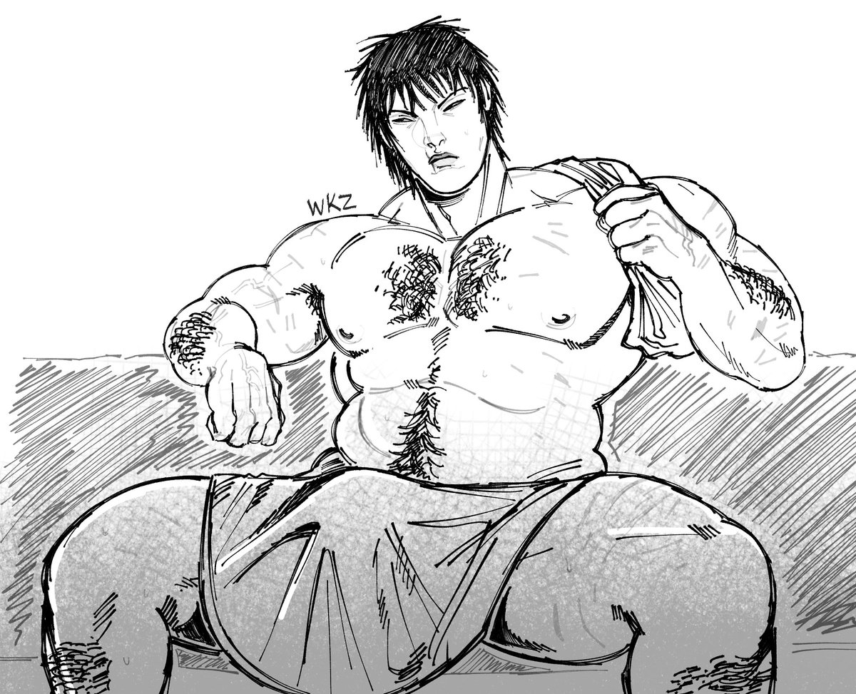 VE0NCE's tweet photo. I think Toji should be fatter and hairy https://t.co/zCvzB296Y4