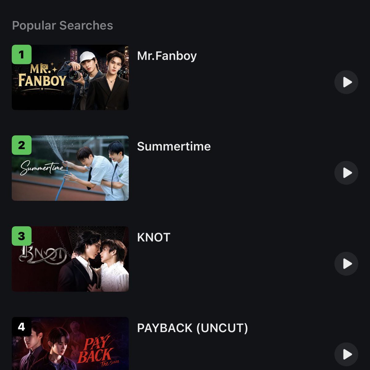 auausaveee's tweet photo. mr fanboy ranked top 1 on iqiyi and top 1 on popular searches https://t.co/776s9yMyzd