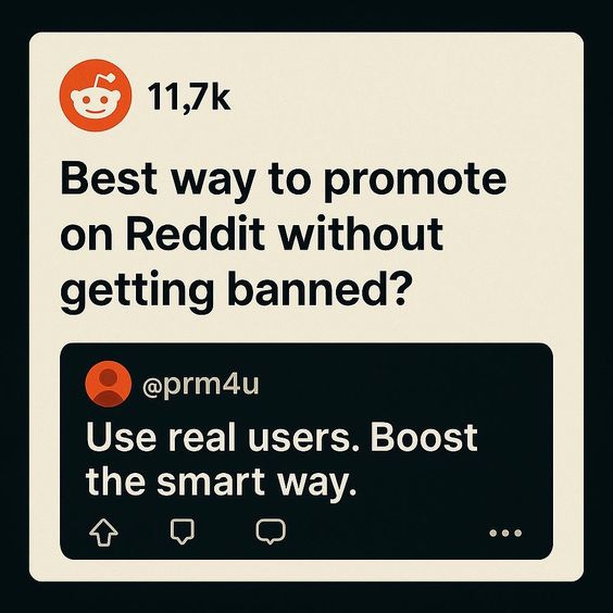 RedditGrowthEx's tweet photo. The best Reddit promotion doesn't look like promotion.

Earn trust through helpful conversations, valuable insights, and authentic community participation.

Value first. Visibility follows.

#RedditMarketing #BrandGrowth #CommunityMarketing https://t.co/TfSKrMlR6u