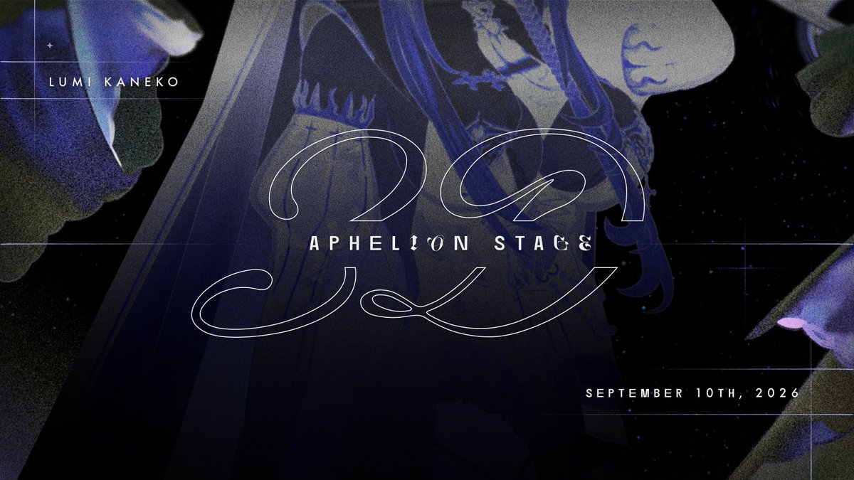 Kaneko_Lumi's tweet photo. [3D SOLO LIVE ANNOUNCEMENT]

Your lucky star is coming to a stage near you(tube)! Featuring songs from my new album, Gliese 677, as well as new favorites. 

Save the date. #AphelionStage https://t.co/E1NRSKMS3l
